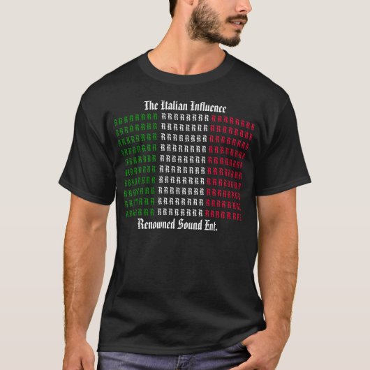 De Italiaanse invloed T-shirt (Voorkant)