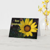 De Italiaanse Kaart van de Verjaardag (Gele Bloem)