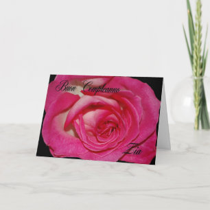 De Italiaanse Kaart van de Verjaardag voor Tante