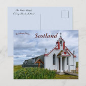 De Italiaanse kapel Orkney-eilanden in Schotland Briefkaart (Voorkant / Achterkant)
