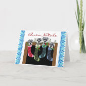 De Italiaanse Kerstkaart van Natale van Buon Feestdagen Kaart (Voorkant)