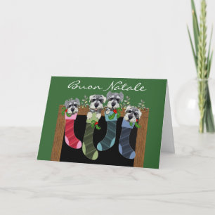 De Italiaanse Kerstkaart van Natale van Buon Feestdagen Kaart