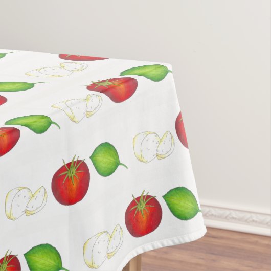 De Italiaanse keuken van Nonna Mozzarella Tomato B Tafelkleed (Voorbeeld)