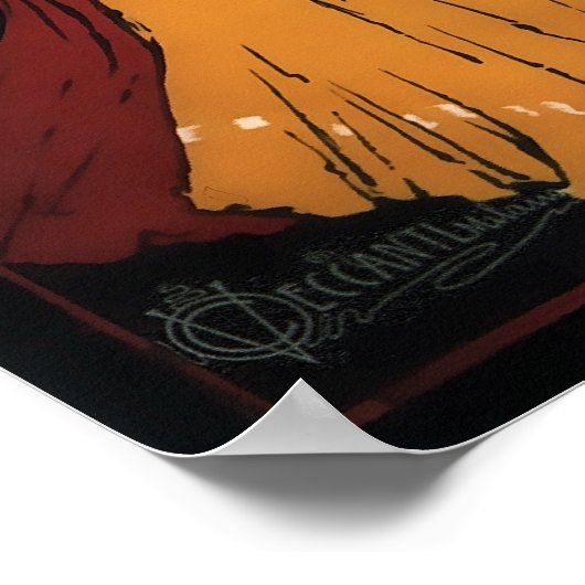 DE ITALIAANSE KOFFIE HEEFT EEN INSTANDAARDBEVOEGDH POSTER (Hoek)