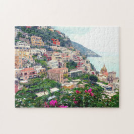 De Italiaanse kust van Positano Amalfi is een prac Legpuzzel