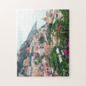 De Italiaanse kust van Positano Amalfi is een prac Legpuzzel (Verticaal)