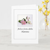 De Italiaanse Mamma's van festadella van Felice - Kaart (Gele Bloem)