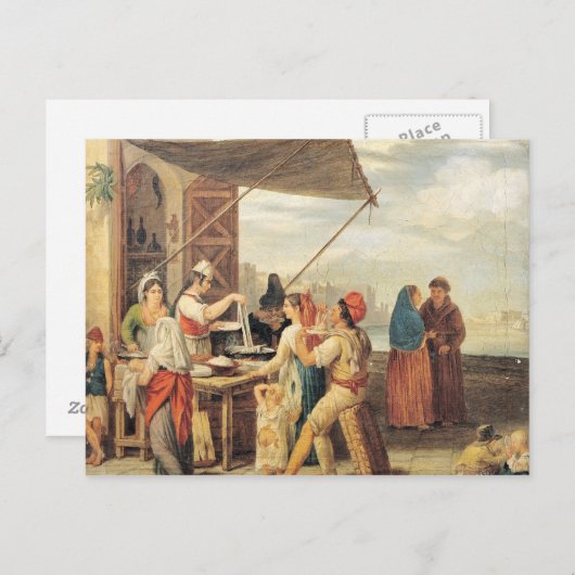 De Italiaanse markt Briefkaart (Voorkant / Achterkant)