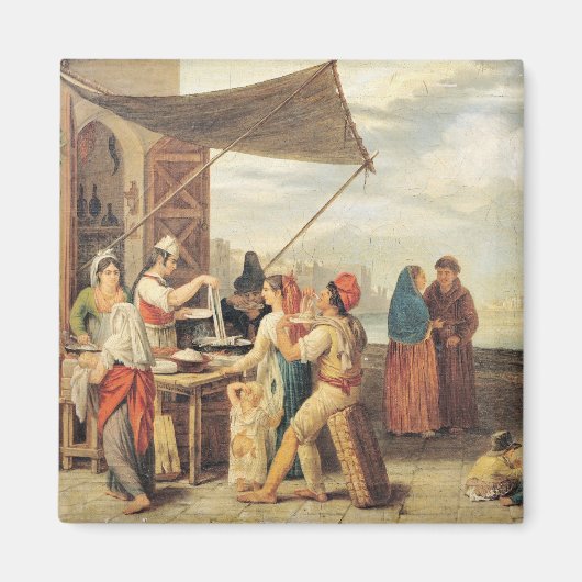 De Italiaanse markt Magneet (Voorkant)