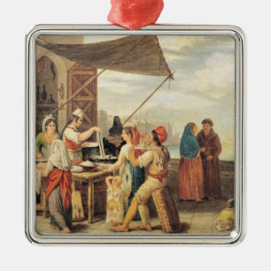 De Italiaanse markt Metalen Ornament