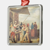 De Italiaanse markt Metalen Ornament (Links)