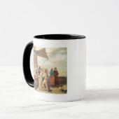 De Italiaanse markt Mok (Voorkant links)