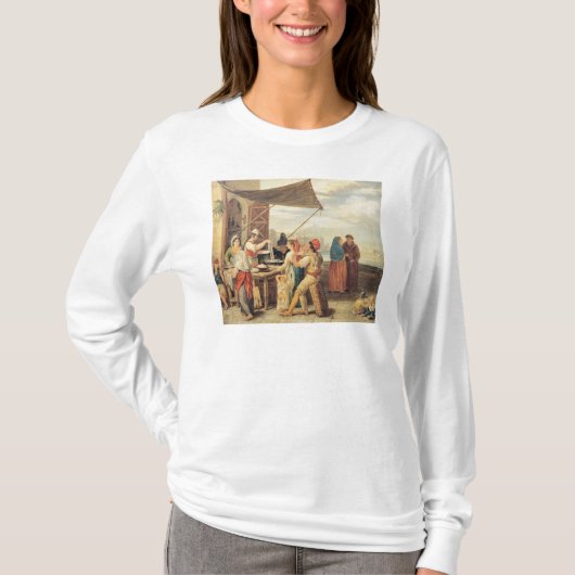 De Italiaanse markt T-shirt (Voorkant)