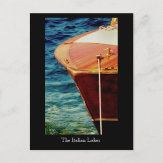 De Italiaanse meren, het Maggiore-meer. Briefkaart