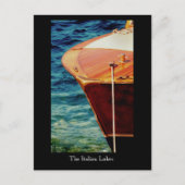 De Italiaanse meren, het Maggiore-meer. Briefkaart (Voorkant)