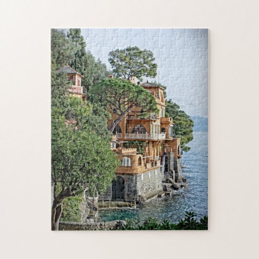 De Italiaanse Riviera Portofino, Italia Puzzle Legpuzzel (Verticaal)