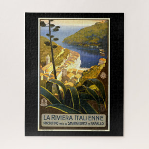 De Italiaanse Rivièra, vintage reisposter Legpuzzel