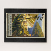 De Italiaanse Rivièra, vintage reisposter Legpuzzel (Horizontaal)