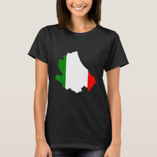 De Italiaanse vlag in Abruzzo schetst Italië T-shirt