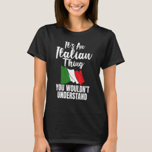 De Italiaanse vlag is een Italiaans ding dat je ni T-shirt