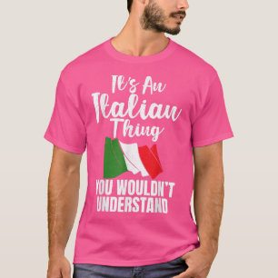 De Italiaanse vlag is een Italiaans ding dat je ni T-shirt