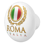 De Italiaanse vlag Keramische Knop (Rechts)