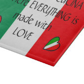 De Italiaanse vlag van Nonna is  in Cucina Snijplank (Hoek)