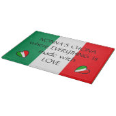 De Italiaanse vlag van Nonna is  in Cucina Snijplank (Hoek)