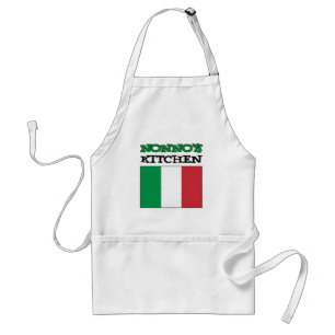 De Italiaanse vlag van Nonno's Kitchen Standaard Schort
