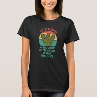 De Itu2019s kan een grote bobbel vormen met knoppe T-shirt