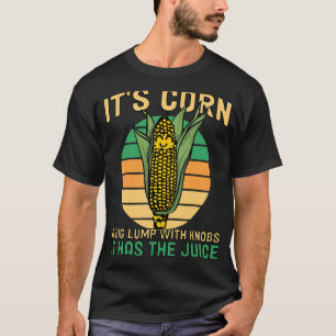 De Itu2019s kan een grote bobbel vormen met knoppe T-shirt