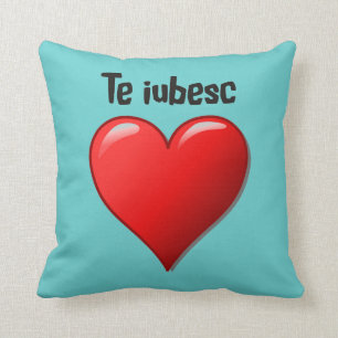 De iubesc - Ik hou van je in het Roemeens Kussen