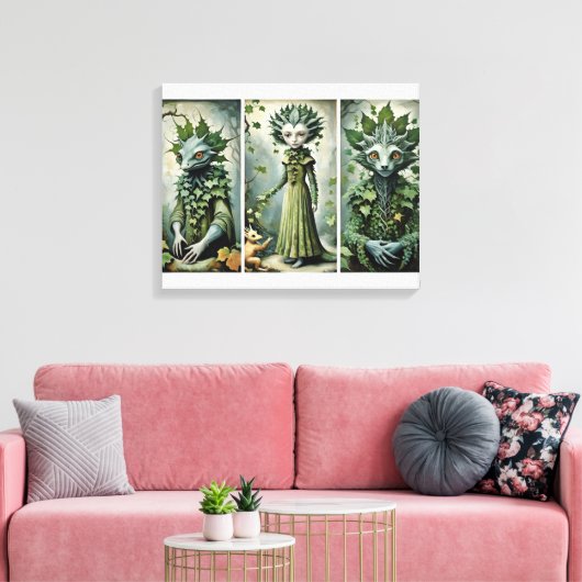 De Ivy's Canvas Afdruk (Insitu (Woonkamer))