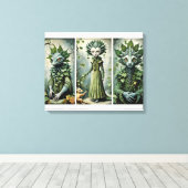 De Ivy's Canvas Afdruk (Insitu (Houten vloer))