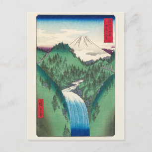 De Izo-bergen Hiroshige Briefkaart