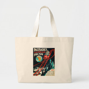De jaarposter Palisades Grote Tote Bag