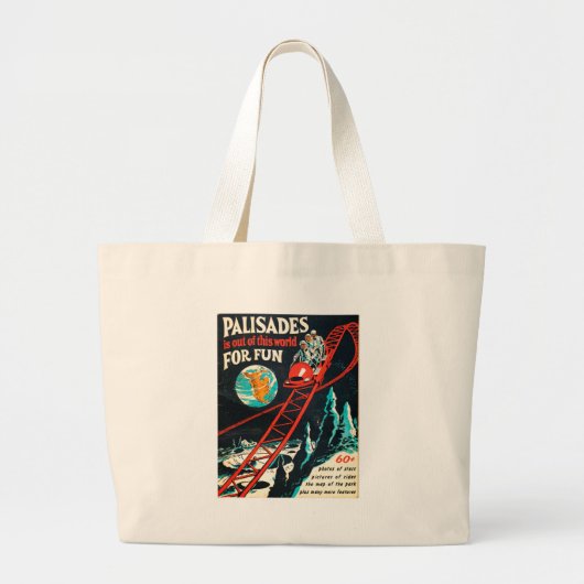De jaarposter Palisades Grote Tote Bag (Voorkant)