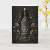 De jaartijd is als een fijne wijn kaart (Gele Bloem)