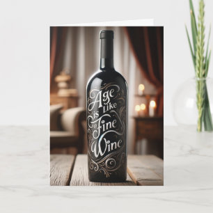 De jaartijd is als een fijne wijn kaart