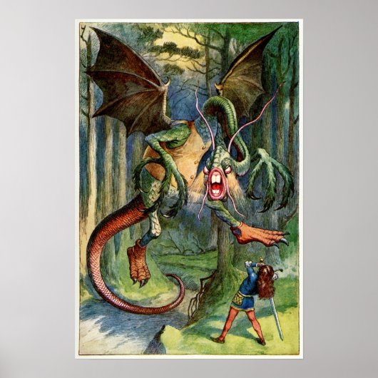 De Jabberwock Poster (Voorkant)