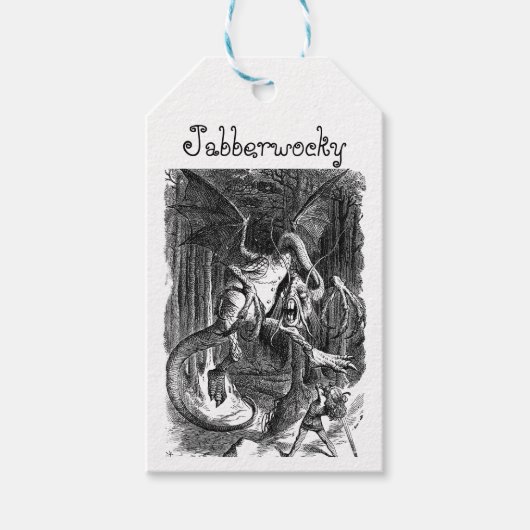 De Jabberwocky Cadeaulabel (Voorkant)