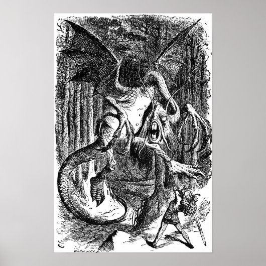 De Jabberwocky Poster (Voorkant)