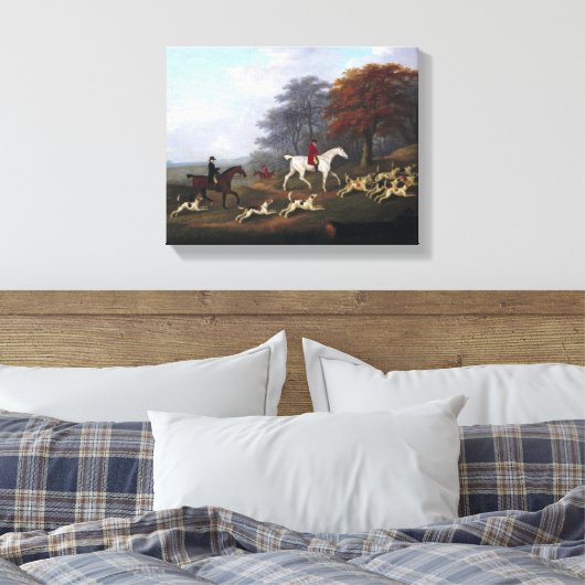 De Jacht Canvas Afdruk (Insitu (Slaapkamer))