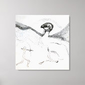 De Jacht Canvas Afdruk (Voorkant)