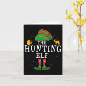 De Jacht Elf Groep Matching Familie Kerst Hu Kaart (Gele Bloem)