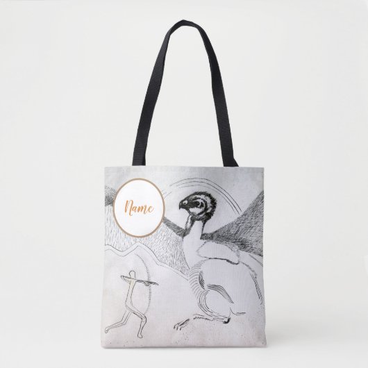 De jacht gepersonaliseerd tote bag (Voorkant)