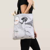 De jacht gepersonaliseerd tote bag (Dichtbij)