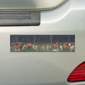 De Jacht in het bos (door Paolo Uccello) Bumpersticker (Op auto)