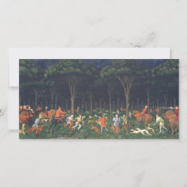 De Jacht in het bos (door Paolo Uccello) Kaart