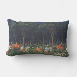 De Jacht in het bos (door Paolo Uccello) Kussen